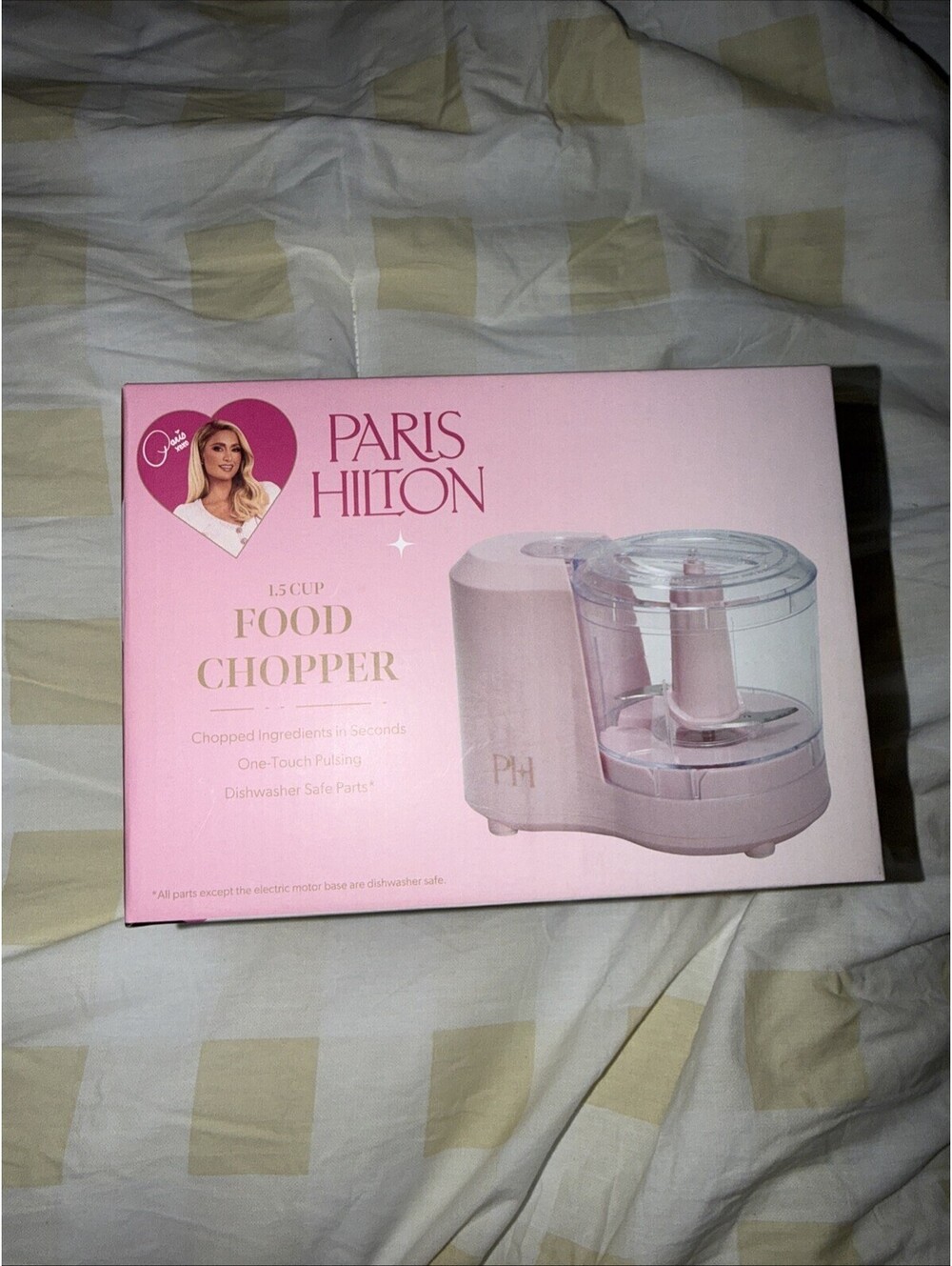 Paris Hilton Mini Electric Chopper- In Beautiful Pink New In Box